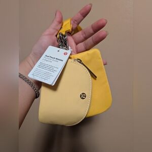 Lululemon Daisy Glow Dual Pouch Wristlet NWT